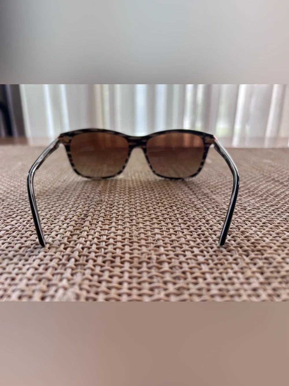 Tory Burch Black & Brown Sunglasses with Dust Bag & Case.